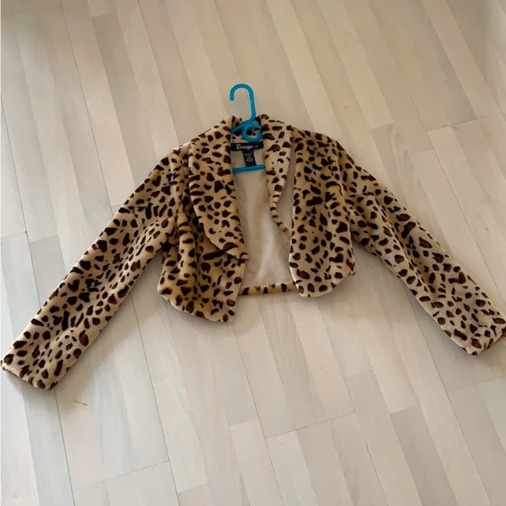 Bongo Leopard Print Short Jacket